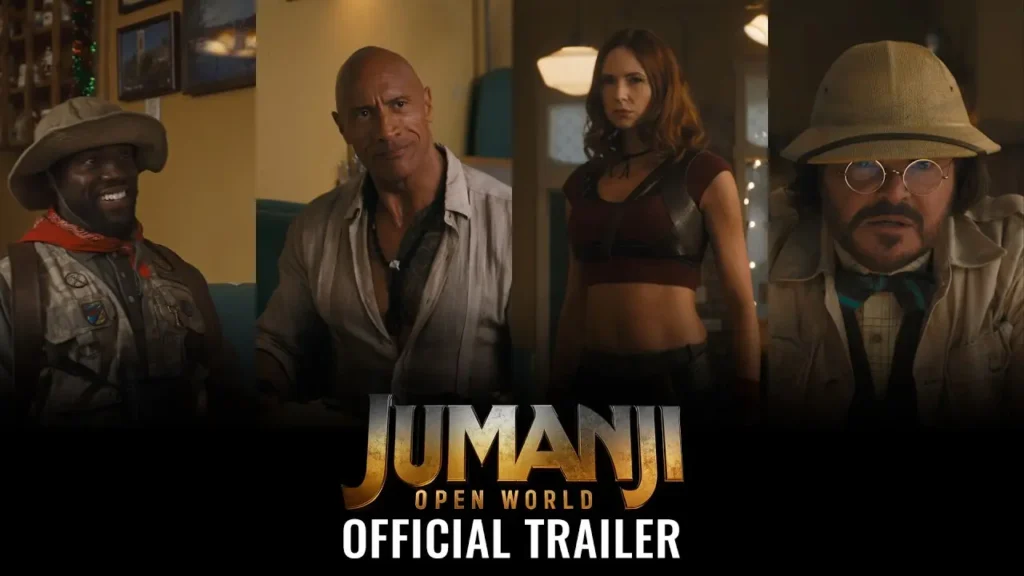 Jumanji Open World Movie Trailer Thumbnail