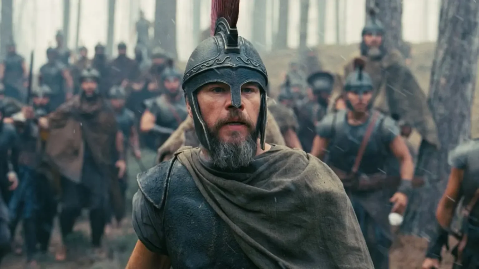 Matt Damon as Odysseus in Christopher Nolan's The Odyssey
